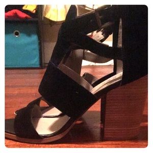 Cute Chunky Black Heels